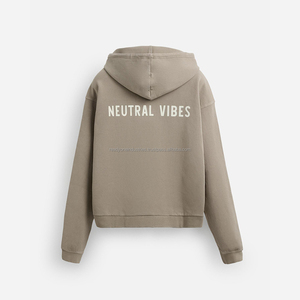 Sudadera personalizada en relieve de alta calidad, sudaderas con capucha personalizadas de gran tamaño para hombre, sudaderas con capucha en relieve en blanco para hombre, sudadera lisa con estampado de soplo - Product Image 5