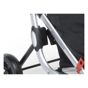 Carrito de Compras Foppapedretti GO up de Aluminio y Tela de Poliéster, 38L, Gris, 48x40x110cm, 5.6kg - Product Image 2