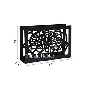 Soporte de tejido de hierro de diseño de tendencia, servilletero de tamaño y forma personalizados de calidad Superior de Home Arts - Product Image 1