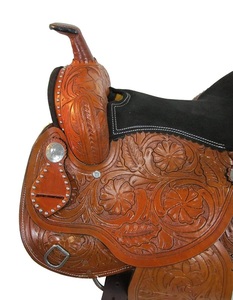 Ensemble de selles de cheval en cuir véritable de qualité supérieure Western Endurance English Racing Saddle and Tack Match parfait - Product Image 2