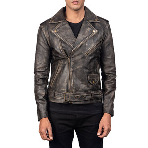 Custom Made Design Your Own Men Breathable Leather Jacket Top Selling Professional Logo Design Leather Men's Jackets - Product Image 5