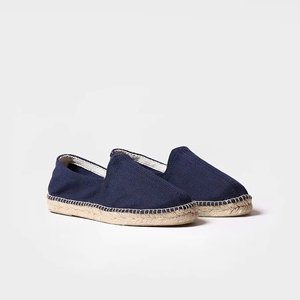 Alpargatas de lona de color personalizado respetuosas con el medio ambiente de la mejor calidad, zapatos de yute de estilo cómodo para verano e invierno - Product Image 1