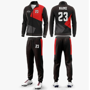 Venta al por mayor chándal deportivo de hombre personalizado a granel último diseño 100% algodón talla grande traje de fútbol ajustado para el invierno - Product Image 3