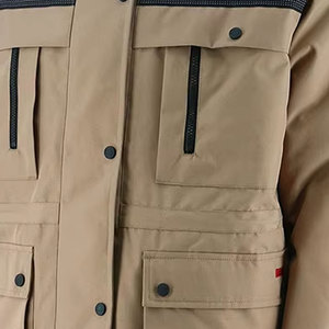 Chaqueta Acolchada Unisex de Cuello Mao de Calidad Profesional, Abrigo Casual con Cremallera, Cálido y Cortavientos para Invierno, Talla Personalizada, Hecho en Pakistán - Product Image 4