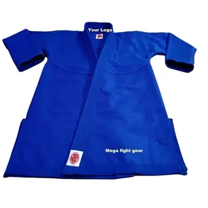 Hecho a medida de alta calidad nuevo personalizado judo kimono algodón Jiu jitsu Gi fábrica al por mayor personalizado BJJ GIS Rash guards corto