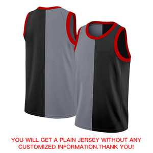 Maillot de basketball personnalisé respirant et antibactérien à manches courtes, imprimé avec fentes latérales, idéal pour les sports d'été, avec broderie sur le devant. - Product Image 4