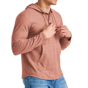 Sudadera con capucha de algodón para hombre, Jersey masculino de alta calidad con logotipo impreso personalizado, estilo Casual, venta al por mayor - Product Image 4