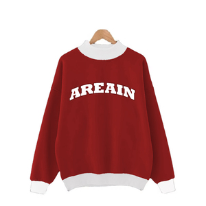 Vente en gros d'usine, vêtements décontractés pour femmes, col montant, logo sur le devant, 100% coton, léger, respirant, vêtements d'hiver - Product Image 3