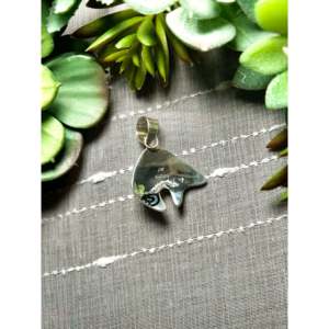 Pendentif Shirley Henry en turquoise de la montagne Sonoran et argent sterling avec technologie d'incrustation à sertissage clos - Product Image 5