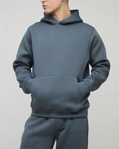 Chándales personalizados para hombre, ajuste holgado, 100% de algodón, chándal, sudaderas con capucha y conjunto de pantalones para hombre, ropa informal, chándal cómodo para hombre - Product Image 6