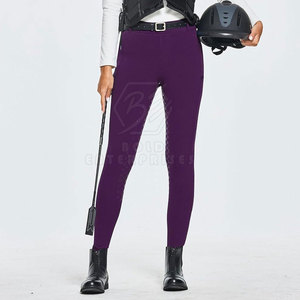 High Quality Nylon <b>Equestrian</b> Jodhpur Breeches for Women Comfortable Waistband Design Elegant Stitching Quick Dry Lightweight - Product Image 2
