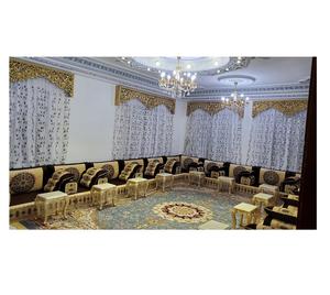 Canapé de style Majlis arabe, design classique, ensemble élégant pour salon, sièges d'angle luxueux, design gain de place - Product Image 1