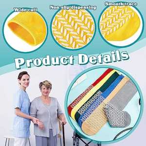 Calcetines antideslizantes bordados con logotipo personalizado para Pilates, Yoga, Barre, entrenamiento, algodón, agarre de tripulación, calcetines de Yoga para Pilates para mujer - Product Image 5