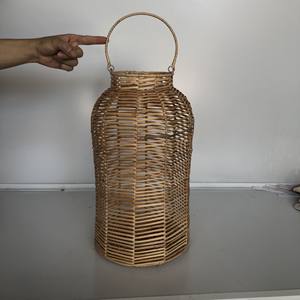 Vietnam Source Lanterne de Jardin Bougeoir en Verre Lanterne en Rotin Bambou Lanternes Suspendues Extérieures - Product Image 4