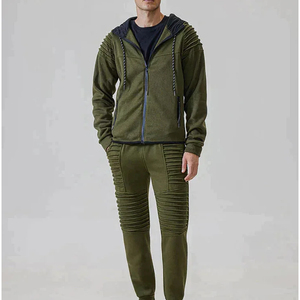 Chándal de 550gsm, venta al por mayor, conjuntos de tendencia 2024 para hombre, chándal de algodón y poliéster, ropa de calle personalizada, chándales de 2 piezas para hombre - Product Image 5