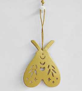 Colgantes navideños de latón con forma de conejo hechos a medida, muñecos hechos a mano para Navidad, suministros decorativos, tiendas de reventa - Product Image 5