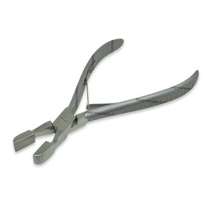 คีมหนีบเคราตินสแตนเลสสีเงินเครื่องมือต่อผม - Product Image 1