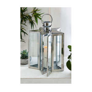 Linterna de vela de acero inoxidable y vidrio con acabado de pulido de acero Diseño de alambre de forma redonda de alta calidad para decoración del hogar - Product Image 3
