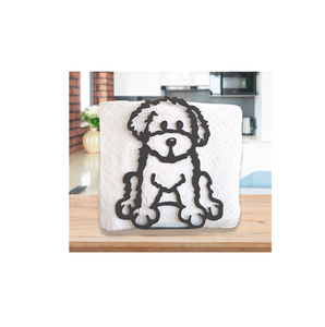 Porte-mouchoirs en métal antique personnalisé artisanat top vente porte-serviettes en métal dessus de table produit de vente - Product Image 1