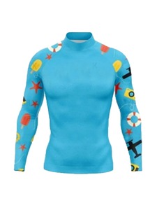 Men's Swimming Rash Guard T Shirts Men Long Sleeve Quick Dry <b>Surfing</b> Suit Beach Uv Protection Diving <b>Surfing</b> Rash Guard Swimwear - Product Image 3