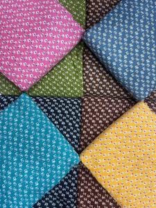 Custom Made Kantha Cotton Block Printed Fabrics with Cotton Thread Stitch Ideal for Making Clothing and Home Textiles - Product Image 3