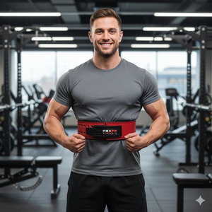 Cinturón de Soporte Lumbar de Cuero de Alto Rendimiento Rexfit Sports para Gimnasio y Entrenamiento de Fuerza - Product Image 5