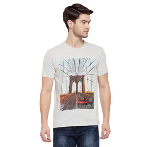 2023 T-shirts pour hommes sur mesure meilleure qualité 100% polyester/coton flanelle nouveau Design vêtements personnalisés - Product Image 1
