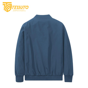 Blouson aviateur zippé léger et extensible de coupe décontractée pour homme - Product Image 2