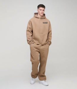 Sweat-shirts et survêtements personnalisés pour hommes, décontractés, unis, 100% coton, molleton lourd, épaules tombantes, confortables, 400 GSM - Product Image 1