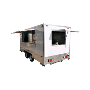 Remorque de cuisine mobile en acier économique avec double essieu tandem, pour extérieur, avec espace de préparation et conception résistante à la rouille - Product Image 5