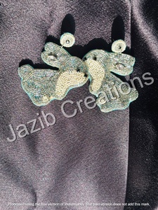 2024 Boho fait à la main perles de rocaille boucles d'oreilles Miyuki perlé Huggie boucles d'oreilles géométrie créative coloré à la mode classique personnalisé - Product Image 6