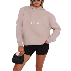 Sweatshirts pour femmes tendance d'hiver personnalisés, broderie en coton, tricot à manches longues, pull décontracté, sweat-shirts oversize - Product Image 1