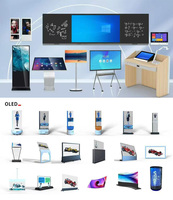 Pantalla Digital Interactiva OLED Transparente de 77 Pulgadas para Centros Comerciales, Salas de Exposición, Museos, Solución Inteligente para Comercio Minorista