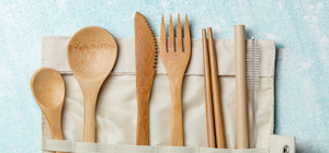 Cucharas de Madera con Diferentes Diseños, Decoración de Cocina, Cubiertos Naturales para Restaurante y Hotel con Acabado Pintado - Product Image 2