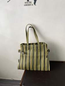 Large Eco-Friendly Recycled <b>Nylon</b> PP Woven Zipper Shopping <b>Bags</b> Reusable Sustainable Customized Color Plastic Offset Printing - Product Image 2