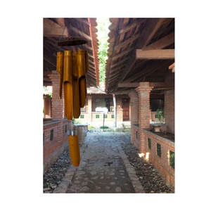 Campanas de Viento de Bambú Hechas a Mano, Adorno Natural Colgante para Jardín, Suministro al por Mayor - Product Image 1