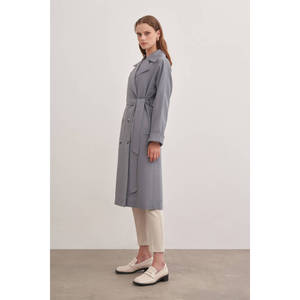 Trench-coat classique pour femme - Gris - Product Image 3