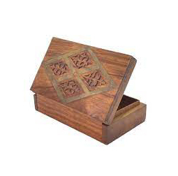 กล่องไม้แกะสลักทำด้วยมือลายดอกไม้สุดหรูจัดกล่องเครื่องประดับไอเดียของขวัญที่ทำจากไม้สำหรับเก็บเหรียญเครื่องประดับ - Product Image 2