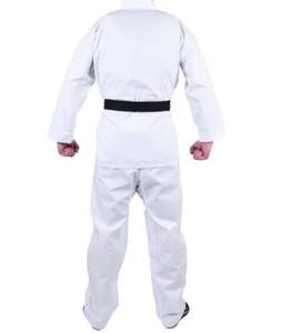 ชุดเทควันโดคอวีสีขาวสำหรับทุกเพศศิลปะการต่อสู้ยูโดคาราเต้จิว-จิตสึสำหรับเด็กและผู้ใหญ่ - Product Image 3