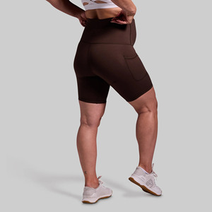 Shorts Deportivos de Maternidad al por Mayor Personalizados, Shorts Deportivos para Mujeres Embarazadas con Bolsillos Laterales - Product Image 5