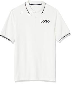 T-shirt polo à bas prix pour hommes coupe ajustée et respirante vente à chaud de vêtements d'extérieur décontractés logo personnalisé polo pour hommes à vendre - Product Image 5