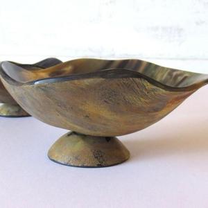 World Craft Impex Auténtico Cuenco de cuerno de búfalo Técnica tallada vikinga de alta calidad para frutas y verduras - Product Image 1