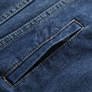 Factory Manufacture New Arrival High Street Style 100% Cotton <b>Long</b> Sleeve <b>Men</b> Jeans <b>Jacket</b> Customized Front Logo Wholesale - Product Image 6