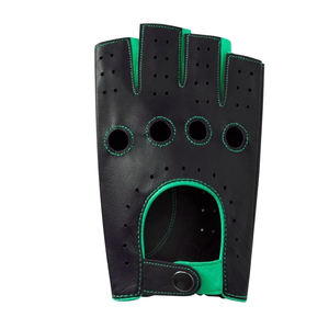Guante de ciclismo personalizado de la mejor calidad, guantes de Ciclismo de cuero, guantes deportivos originales de medio dedo antideslizantes de neopreno para hombres y mujeres, Unisex - Product Image 2