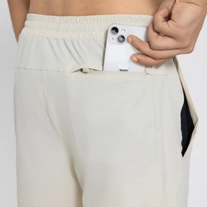 กางเกงกีฬาฤดูร้อนสำหรับผู้ชายแห้งเร็วดีไซน์ขาตรงยาวฟิตเนสกลางแจ้งและกางเกงลำลอง - Product Image 3