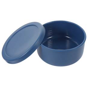 Boîtes à lunch en silicone personnalisées avec couvercles, disponibles en tailles de 700ml et 1300ml, portables, durables et élégantes dans les couleurs de votre choix - Product Image 1