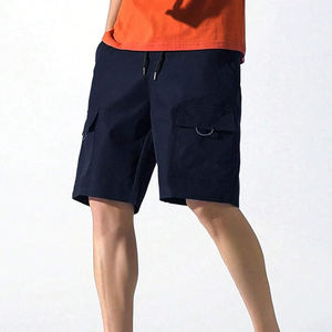 Ensemble short et t-shirt décontracté d'été pour homme, 100 % coton, imprimé numérique écologique, satin personnalisé - Product Image 5
