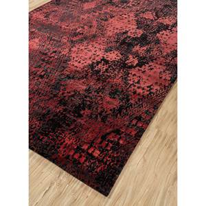 Kavi Red Orange Hand Knotted Wool Bamboo Silk <b>Rug</b> Classic Style Medallion for Home Hallway Large Rectangle <b>Spaces</b>-Esk-662 - Product Image 2