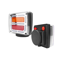 Kit de feux arrière magnétiques sans fil à LED pour remorques, camping-cars, bateaux, camions, portée radio 30 mètres