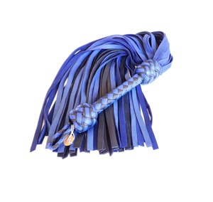 Tamaño personalizable Cuero genuino Cracker Floggers Azul Negro Nueva llegada Adultos Bondage Gear International Standard Whips Bag - Product Image 5
